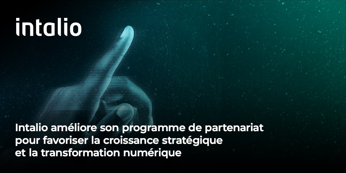 Intalio améliore son programme de partenariat pour favoriser la croissance stratégique et la transformation numérique __ Intalio, leader mondial des solutions de transformation numérique, est fier d'annoncer l'amélioration de son programme partenaires, conçu pour s'aligner sur ses objectifs d'expansion vers de nouveaux marchés stratégiques, tout en favorisant des partenariats solides