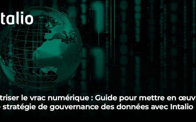 Maîtriser le vrac numérique : Guide pour mettre en œuvre une stratégie de gouvernance des données avec Intalio