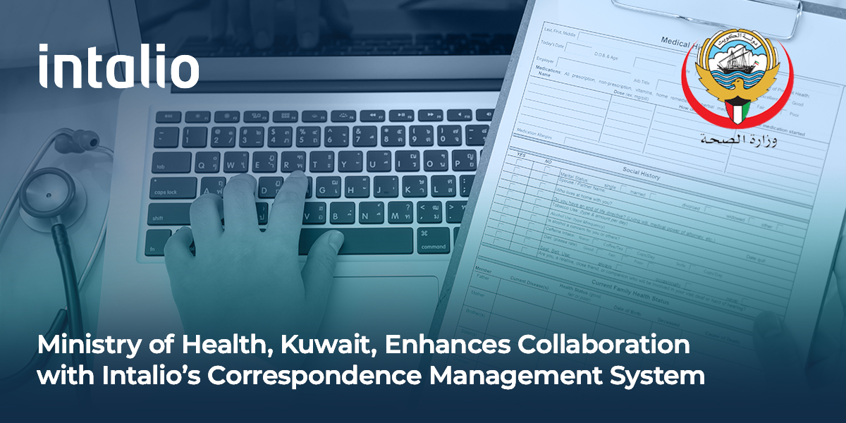 Ministry of Health, Kuwait, Enhances Collaboration with Intalio’s Correspondence Management System to streamline its correspondences