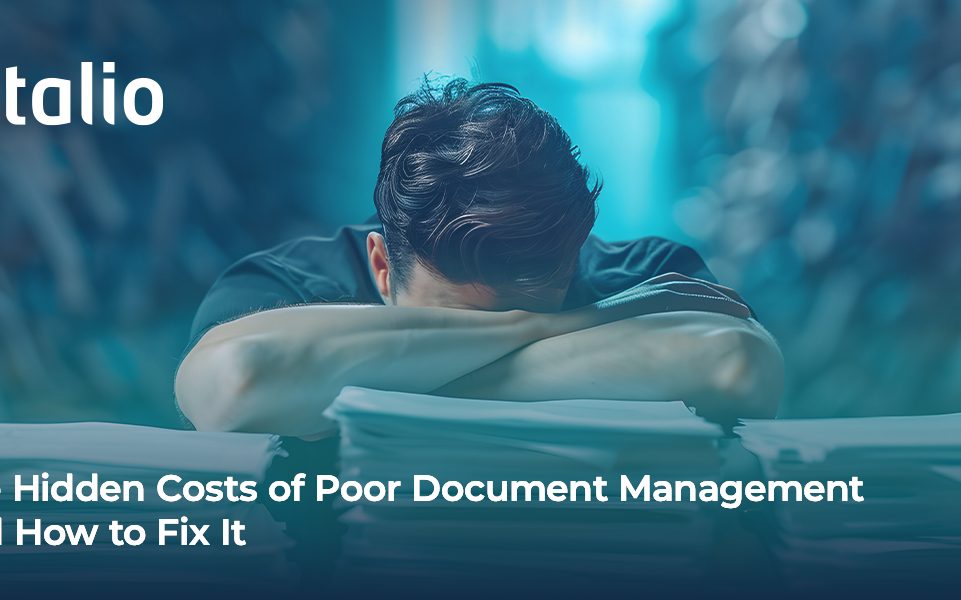 Poor document management leads to time loss, compliance risks, and hidden costs. Discover how to fix it with Intalio.