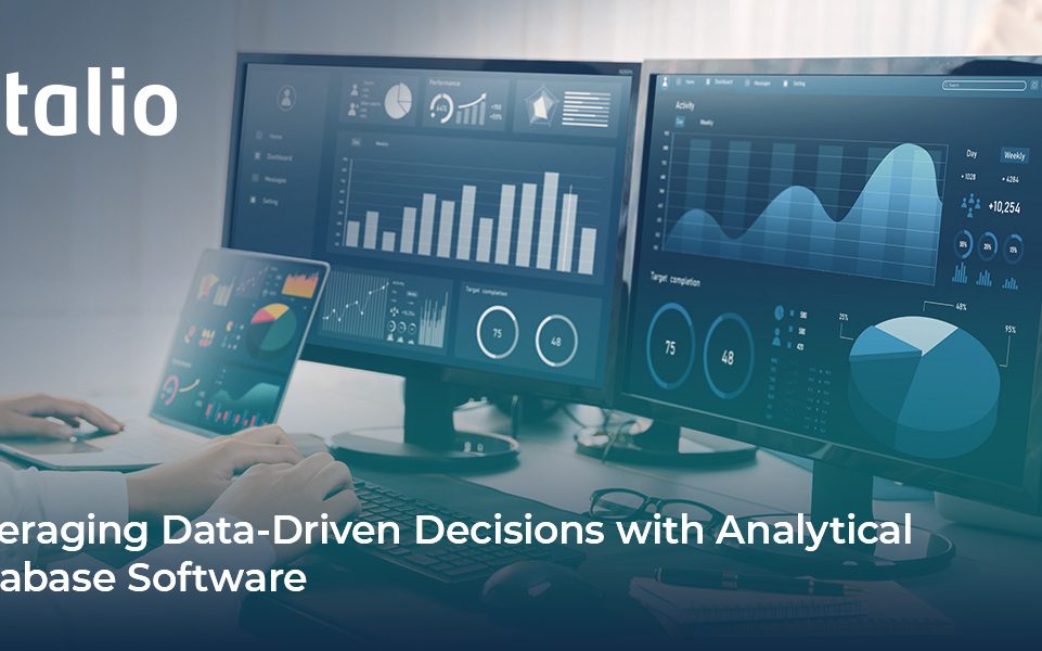 Leveraging Data-Driven Decisions with Analytical Database Software. Analytical database software cleans and governs data