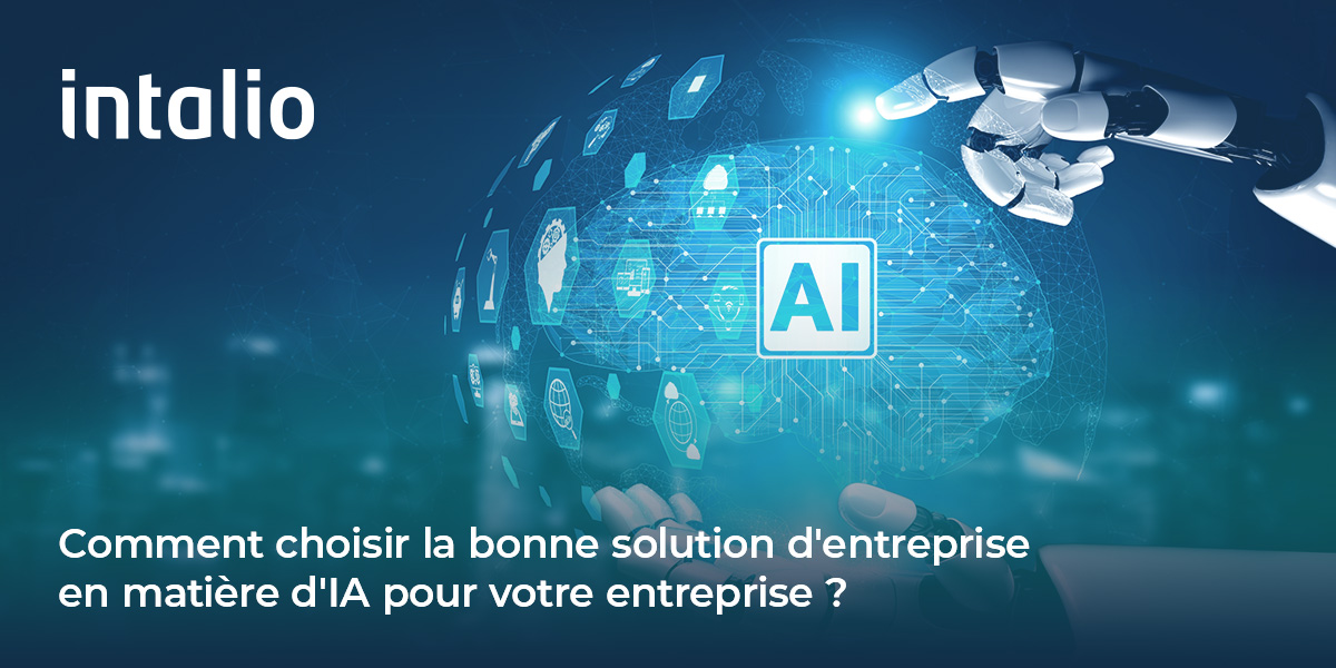 Choisir un logiciel d'entreprise AI pour la transformation digitale avec des services cognitifs et des solutions logicielles d'entreprise.