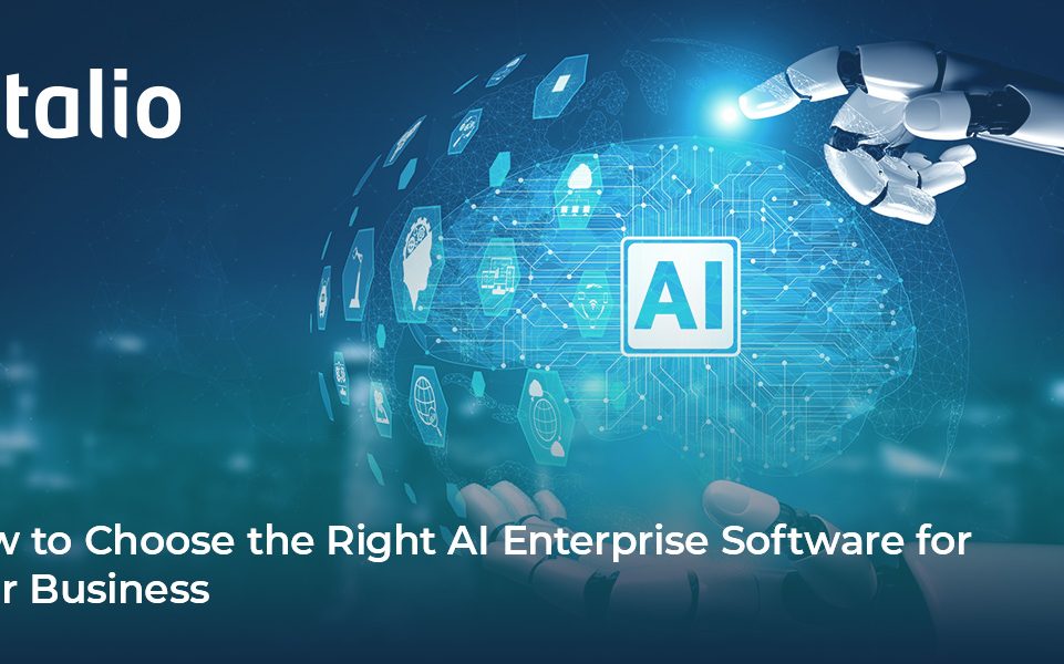 How to pick AI enterprise software for digital transformation with cognitive services and business software solutions.