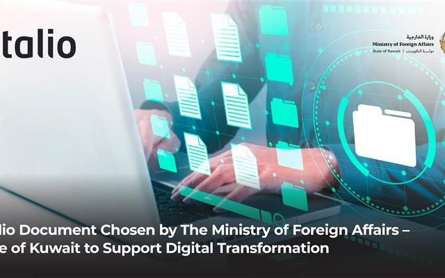 Intalio Document Chosen by The Ministry of Foreign Affairs – State of Kuwait to Support Digital Transformation